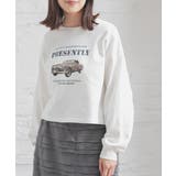 アイボリー | トップス スウェット 長袖 | Honeys