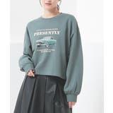 グリーン | トップス スウェット 長袖 | Honeys