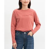 ライトレッド | トップス カットソー 長袖 | Honeys