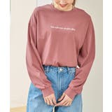 ダークピンク | トップス カットソー 長袖 | Honeys