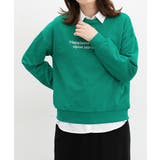 グリーン | トップス スウェット 長袖 | Honeys