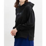 ブラック | トップス スウェット 長袖 | Honeys