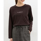 ブラウン | トップス Tシャツ ロンT | Honeys