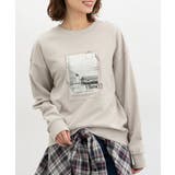 グレージュ | トップス スウェット 長袖 | Honeys