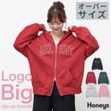 トップス パーカー ジップパーカー | Honeys | 詳細画像1