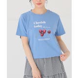 ブルー | トップス Tシャツ 半袖Tシャツ | Honeys