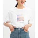 オフ×ピンク | 【ハニーズ】トップス Tシャツ 半袖Tシャツ | Honeys