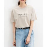 ライトベージュ | トップス Tシャツ 半袖Tシャツ | Honeys
