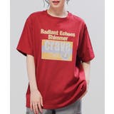 レッド | トップス Tシャツ 半袖Tシャツ | Honeys