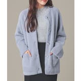 サックス | アウター コート ハーフコート | Honeys