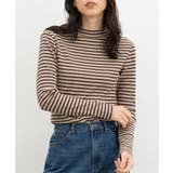 ベージュ×アカ | トップス Tシャツ ロンT | Honeys