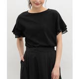 ブラック | トップス Tシャツ 半袖Tシャツ | Honeys