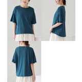 トップス Tシャツ 5分袖Tシャツ | Honeys | 詳細画像15