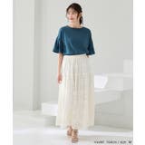 トップス Tシャツ 5分袖Tシャツ | Honeys | 詳細画像6