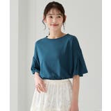 トップス Tシャツ 5分袖Tシャツ | Honeys | 詳細画像8
