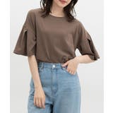 モカ | トップス Tシャツ 5分袖Tシャツ | Honeys