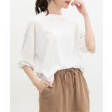 トップス Tシャツ 5分袖Tシャツ | Honeys | 詳細画像4