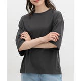 チャコール | トップス Tシャツ 5分袖Tシャツ | Honeys