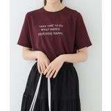 ボルドー | トップス Tシャツ 半袖Tシャツ | Honeys