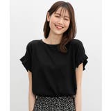 ブラック | トップス Tシャツ 半袖Tシャツ | Honeys