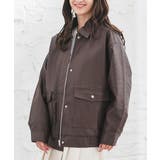 ブラウン | アウター ジャンパー ブルゾン | Honeys