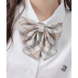 モカチェック | リボン スクール ワンタッチ | Honeys