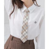 モカチェック | ネクタイ スクール ワンタッチ | Honeys
