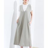 カーキ | ワンピース ジャンスカ ジャンパースカート | Honeys