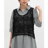 ブラック | トップス ベスト ジレ | Honeys