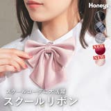 リボン チェック柄 制服リボン | Honeys | 詳細画像1 