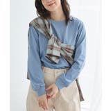 スモーキーブルー | トップス Tシャツ ロンＴ | Honeys