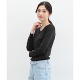 トップス 長袖 Vネック | Honeys | 詳細画像5 