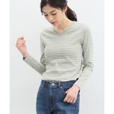 トップス 長袖 Vネック | Honeys | 詳細画像10 