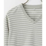 トップス 長袖 Vネック | Honeys | 詳細画像21 