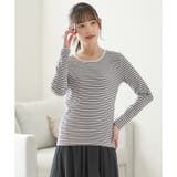 トップス 長袖 丸首 | Honeys | 詳細画像10 