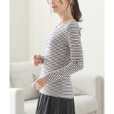 トップス 長袖 丸首 | Honeys | 詳細画像26 