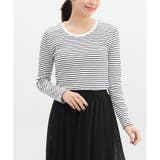 オフ×クロ | トップス 長袖 丸首 | Honeys