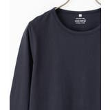 ネイビー | トップス カットソー 長袖 | Honeys