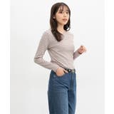 トップス カットソー 長袖 | Honeys | 詳細画像10 