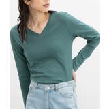 グリーン | トップス カットソー 長袖 | Honeys