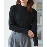 ブラック | トップス カットソー 長袖 | Honeys