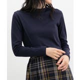 ネイビー | トップス カットソー 長袖 | Honeys