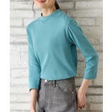 ブルーグリーン | トップス Tシャツ 7分袖Tシャツ | Honeys