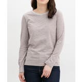 杢グレー×ピンク | トップス Tシャツ ロンＴ | Honeys