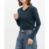 コン×グリーン | トップス Tシャツ ロンＴ | Honeys