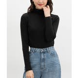 ブラック | トップス カットソー 長袖 | Honeys