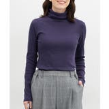 パープル | トップス カットソー 長袖 | Honeys