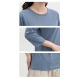トップス Tシャツ ７分袖Tシャツ | Honeys | 詳細画像8 