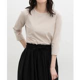 ベージュ | トップス Tシャツ ７分袖Tシャツ | Honeys