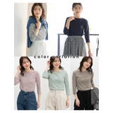 トップス Tシャツ ７分袖Tシャツ | Honeys | 詳細画像3 